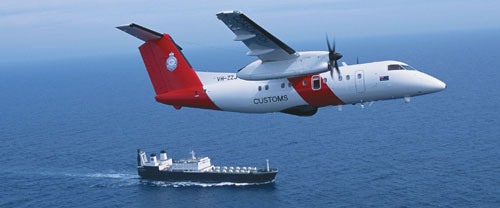 Customs Dash 8 with Eye in the Sky System